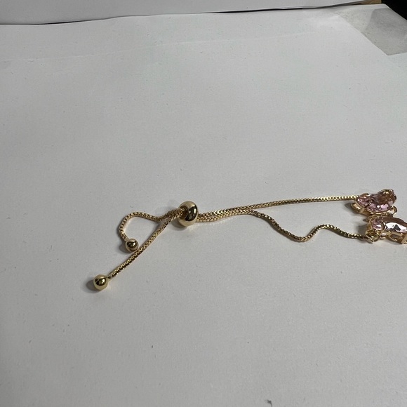 14k gold filled butterfly bracelet - Picture 2 of 3